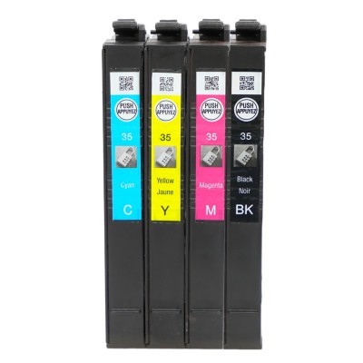 Rachat cartouche encre Epson - 35 Couleur - T35B / T35C / T35M / T35Y vide