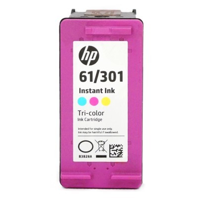 Rachat cartouche encre HP 61/301 Couleur Instant Ink Large - B3B28A vide