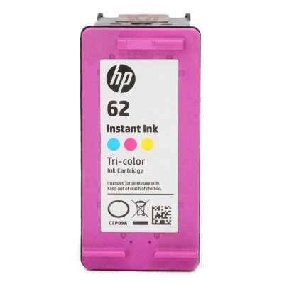 Rachat cartouche encre HP 62 Couleur Instant ink Large - C2P09A vide