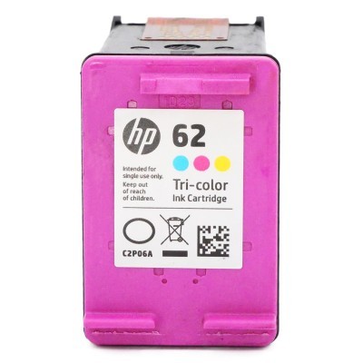 Rachat cartouche encre HP 62 Couleur - C2P06A vide