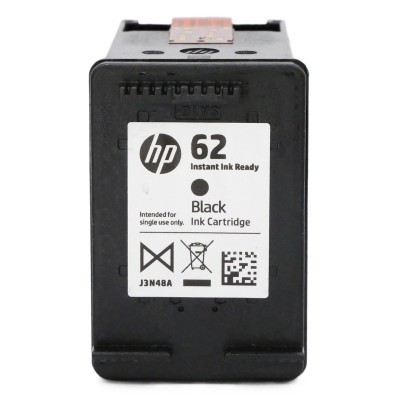 Rachat cartouche encre HP 62 Noir Setup, Setup H et Instant ink J3N47A / M0J06A / N9J42A / N9J44A vide