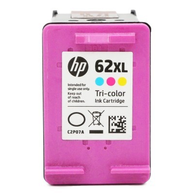 Rachat cartouche encre HP 62XL Couleur - C2P07A vide