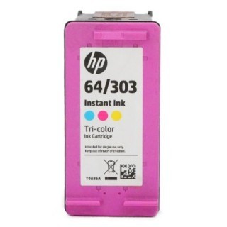 Rachat cartouche encre HP 64/303 Couleur Instant ink Large - T0A86A vide