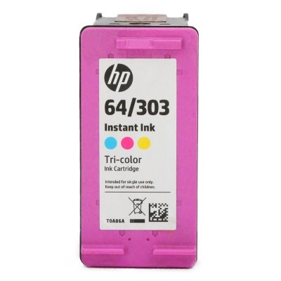 Rachat cartouche encre HP 64/303 Couleur Instant ink Large - T0A86A vide