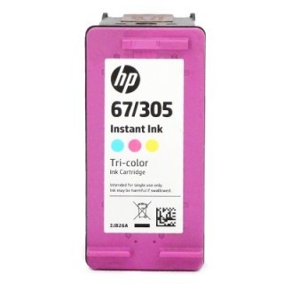 Rachat cartouche encre HP 67/305 Couleur Instant ink Large - 3JB26A vide