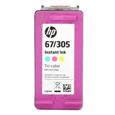 Rachat cartouche encre HP 67/305 Couleur Instant ink Large - 3JB26A vide