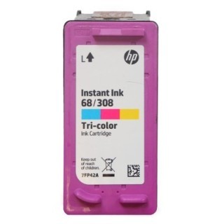 Rachat cartouche encre HP 68/308 Couleur Instant Ink Large - 7FP42A vide