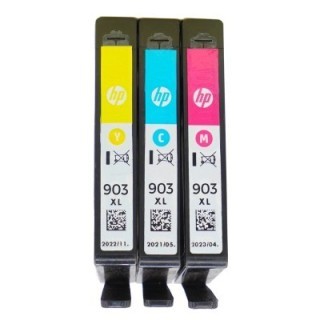 Rachat cartouche encre HP 903XL Couleur - T6M03AE / T6M07AE / T6M11AE
