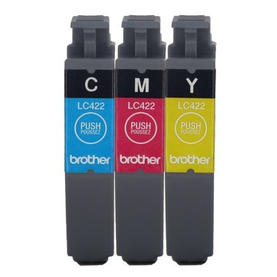 Rachat cartouche encre Brother LC422XL Couleur vide