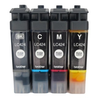 Rachat cartouche encre Brother - LC424C / LC424M / LC424Y / LC424BK vide