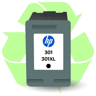 Rachat cartouche encre HP 301/301XL Noir recyclée ou remanufacturée vide