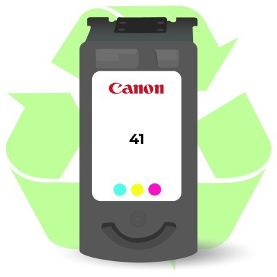 Rachat cartouche encre Canon CL 41 Couleur recyclée ou remanufacturée vide
