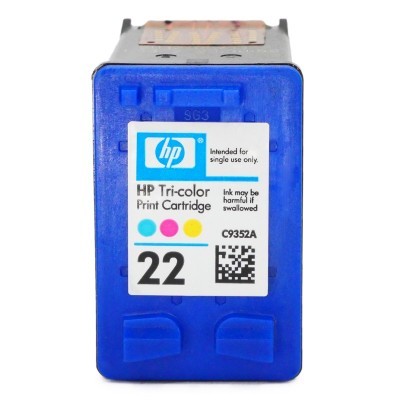 Rachat cartouche encre HP 22 / 22XL Couleur - C9352A / C9352CE vide