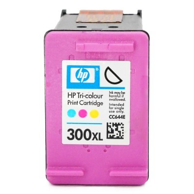 Rachat cartouche encre HP 300XL Couleur - CC644EE vide