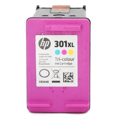 Rachat cartouche encre HP 301XL Couleur - CH564E vide