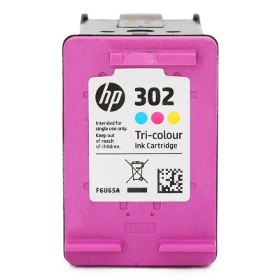 Rachat cartouche encre HP 302 Couleur - F6U65A / N9J09A vide