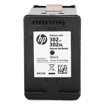Rachat cartouche encre HP 302 Noir Setup, Setup H et Instant ink N9J33A / N9J11A / N9J32A / J3N52A / N9J10A vide