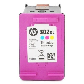 Rachat cartouche encre HP 302XL Couleur - F6U67A vide