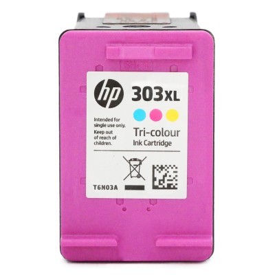 Rachat cartouche encre HP 303XL Couleur - T6N03A vide