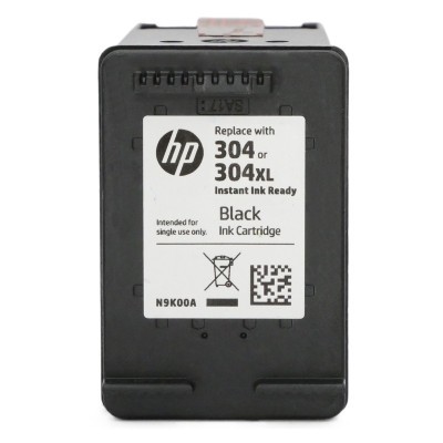 Rachat cartouche encre HP 304 Noir Setup, Setup H et Instant ink N9K00A / N9K10A / N9J96A vide