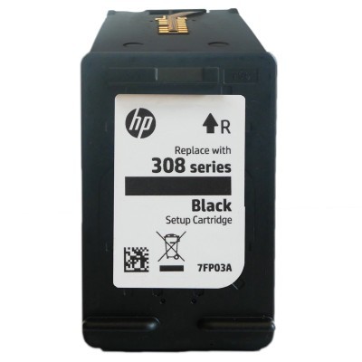 Rachat cartouche encre HP 308 Noir Setup, Instant Ink - 7FP03A vide
