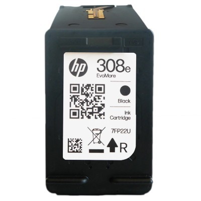 Rachat cartouche encre HP 308/308e Noir - 7FP21UE - 7FP22UE vide