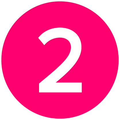 Visuel magenta de l'étape 2 du recyclage de cartouche d'imprimante