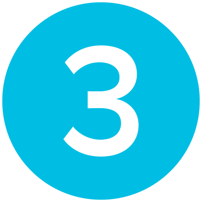Pictogramme de l'étape 3